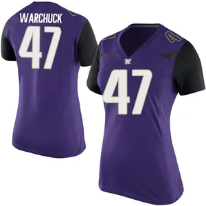 Cameron Warchuck Nike Washington Huskies Women's Game Football College Jersey - Purple