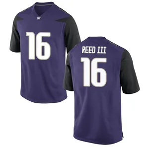 Curley Reed III Nike Washington Huskies Men's Game Football College Jersey - Purple