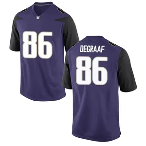 Decker DeGraaf Washington Huskies Men's Game Football College Jersey - Purple