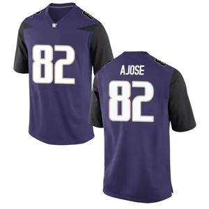 Deji Ajose Nike Washington Huskies Men's Replica Football College Jersey - Purple