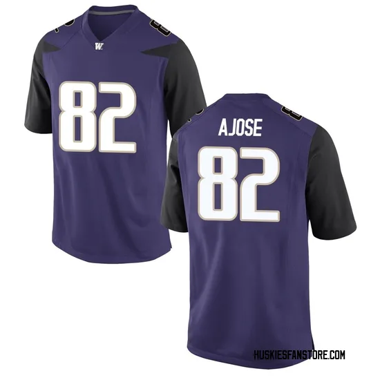 Deji Ajose Nike Washington Huskies Men's Replica Football College Jersey - Purple