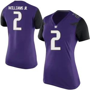 Demond Williams Jr. Nike Washington Huskies Women's Replica Football College Jersey - Purple