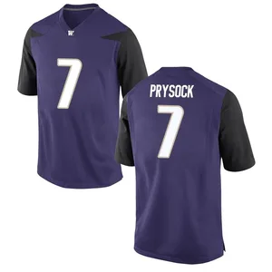 Ephesians Prysock Washington Huskies Men's Game Football College Jersey - Purple