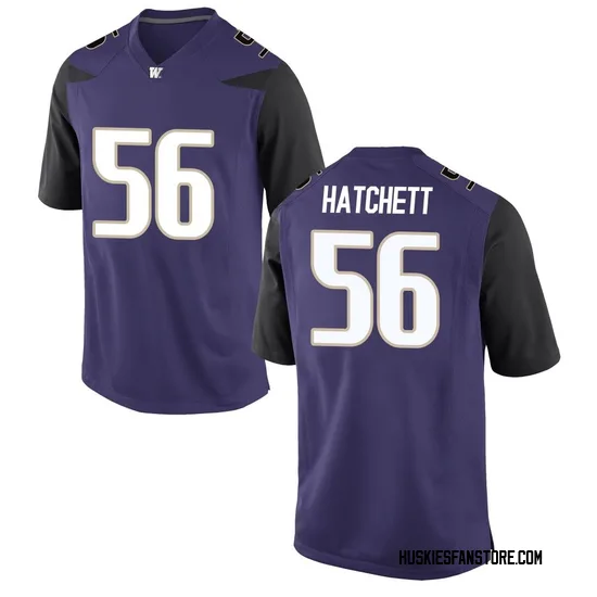Geirean Hatchett Nike Washington Huskies Men's Game Football College Jersey - Purple