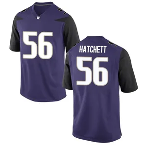 Geirean Hatchett Washington Huskies Men's Replica Football College Jersey - Purple