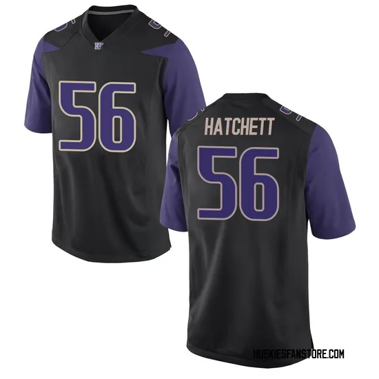 Geirean Hatchett Nike Washington Huskies Youth Replica Football College Jersey - Black