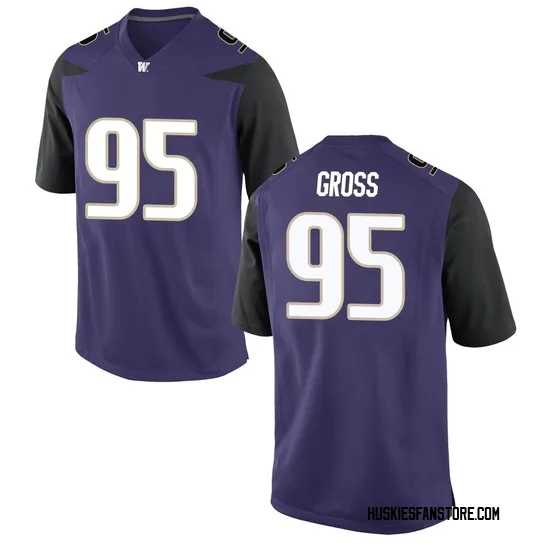 Grady Gross Nike Washington Huskies Men's Game Football College Jersey - Purple