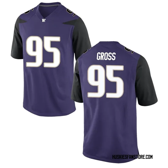 Grady Gross Nike Washington Huskies Youth Replica Football College Jersey - Purple