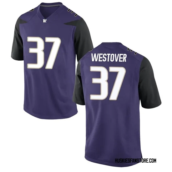 Jack Westover Nike Washington Huskies Men's Game Football College Jersey - Purple