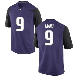 Jacob Manu Nike Washington Huskies Men's Game Football College Jersey - Purple