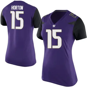 Kai Horton Nike Washington Huskies Women's Game Football College Jersey - Purple