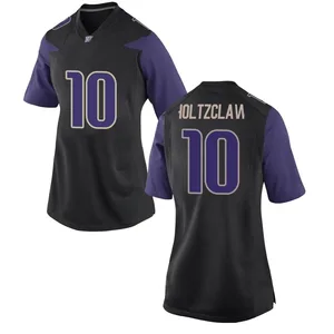 Lance Holtzclaw Nike Washington Huskies Women's Replica Football College Jersey - Black