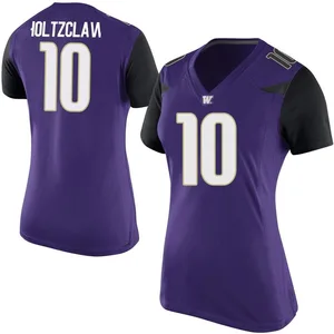 Lance Holtzclaw Nike Washington Huskies Women's Replica Football College Jersey - Purple