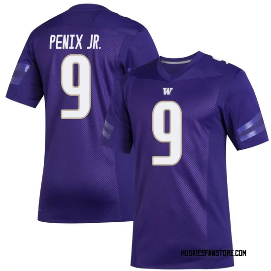 Michael Penix Jr. Adidas Washington Huskies Men's Premier Replica Football Jersey - Purple