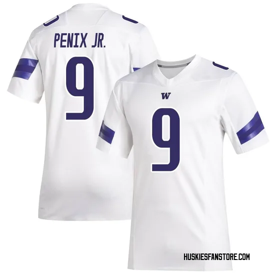Michael Penix Jr. Adidas Washington Huskies Men's Premier Replica Football Jersey - White