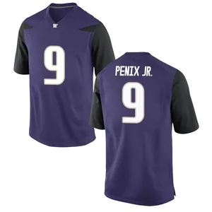 Michael Penix Jr. Nike Washington Huskies Men's Game Football College Jersey - Purple