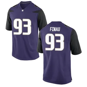 Siaosi Finau Nike Washington Huskies Youth Game Football College Jersey - Purple