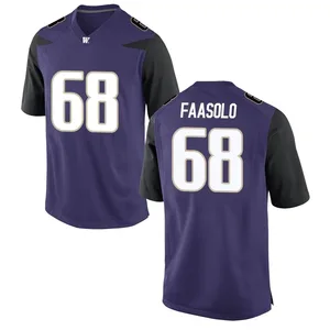 Soane Faasolo Nike Washington Huskies Men's Game Football College Jersey - Purple