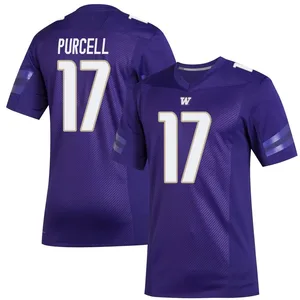 Teddy Purcell Adidas Washington Huskies Men's Premier Replica Football Jersey - Purple