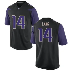 Tyson Lang Nike Washington Huskies Men's Game Football College Jersey - Black
