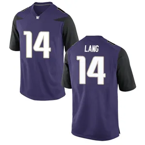 Tyson Lang Nike Washington Huskies Men's Game Football College Jersey - Purple