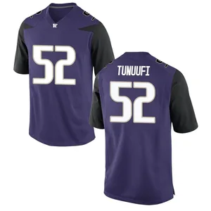 Voi Tunuufi Nike Washington Huskies Men's Game Football College Jersey - Purple