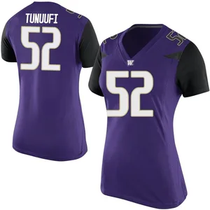 Voi Tunuufi Nike Washington Huskies Women's Game Football College Jersey - Purple