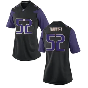Voi Tunuufi Nike Washington Huskies Women's Replica Football College Jersey - Black